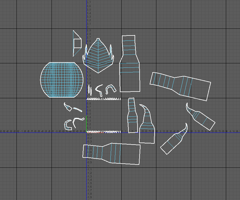 Shield UV map complete