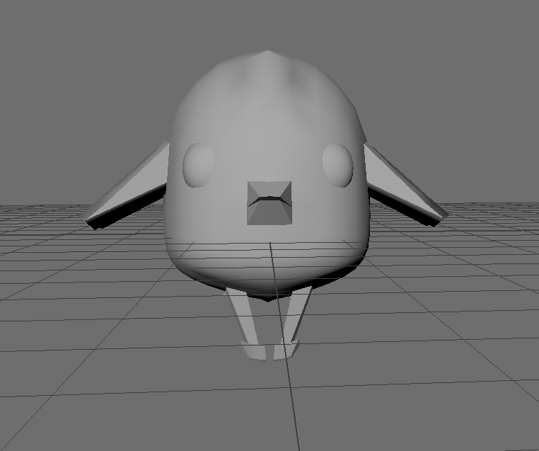 modelled bird character front
